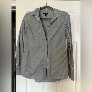 J. Crew Striped Button-Down